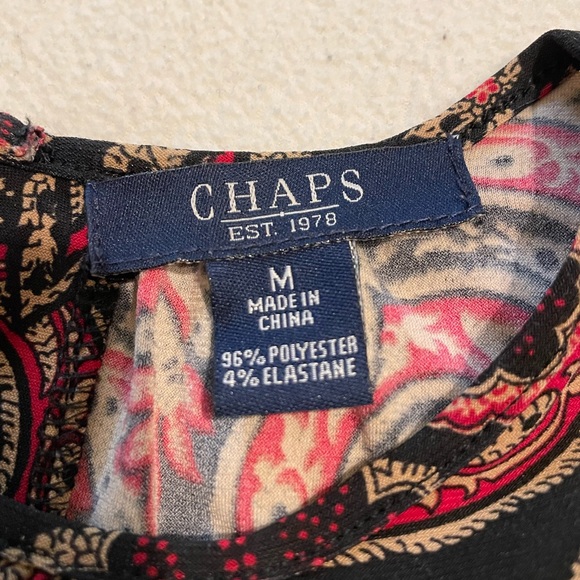 Chaps medium multi colored top - Picture 5 of 5